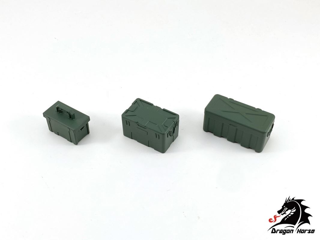 Box Weapon Case Set A (DH-E003) 1/12