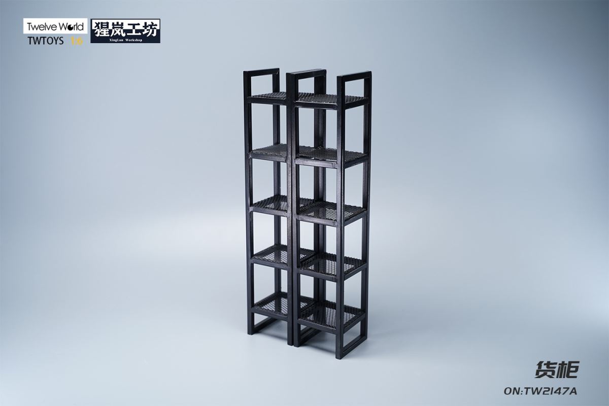 Container metal material handmade model scene 1/6