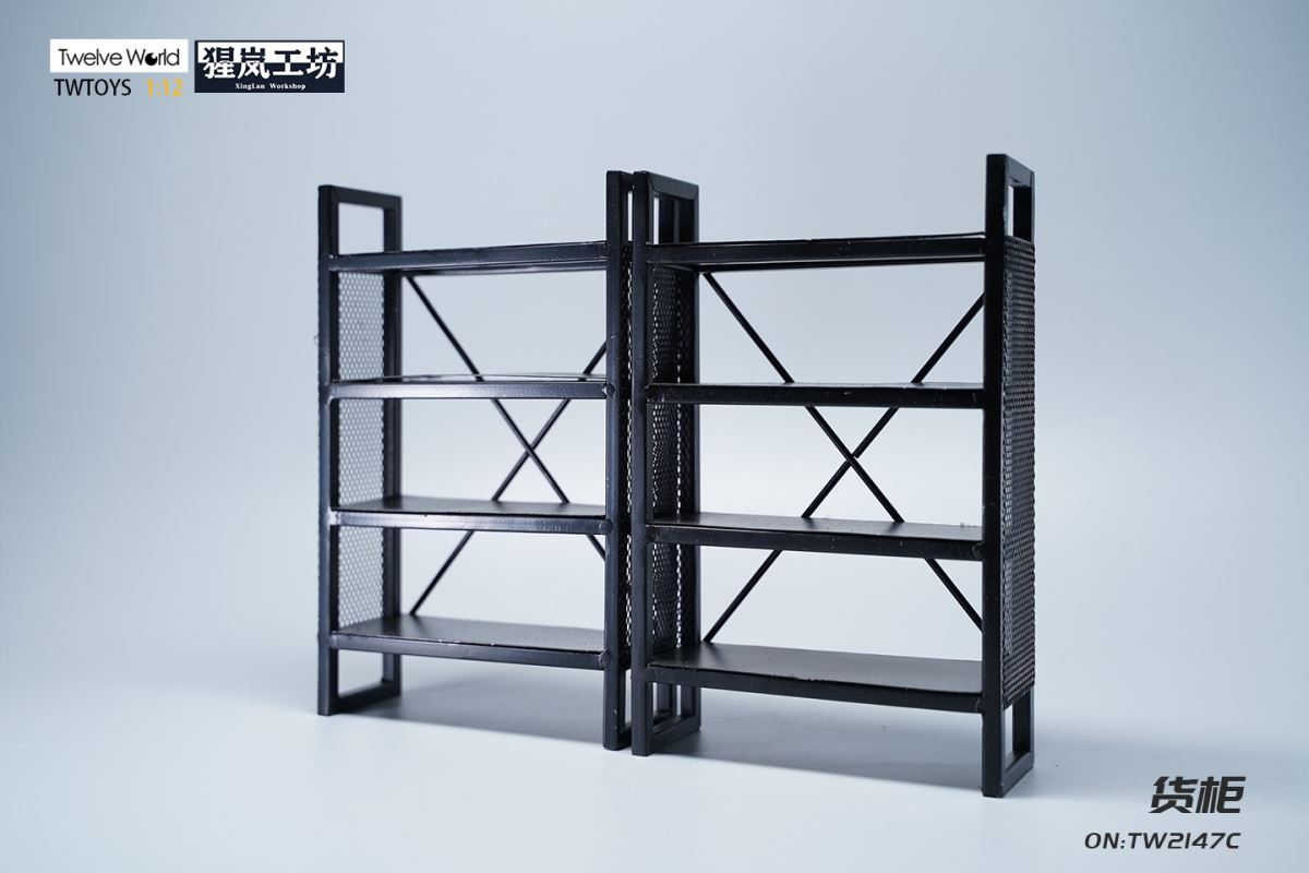 Container metal material handmade model scene 1/6