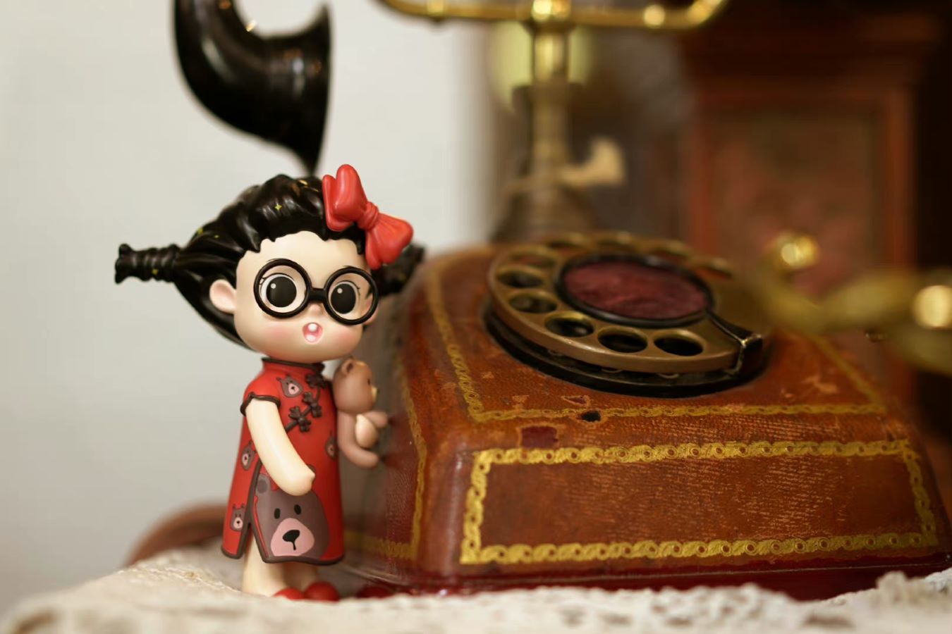 Mashed Potato Suvi Cheongsam (Red)
