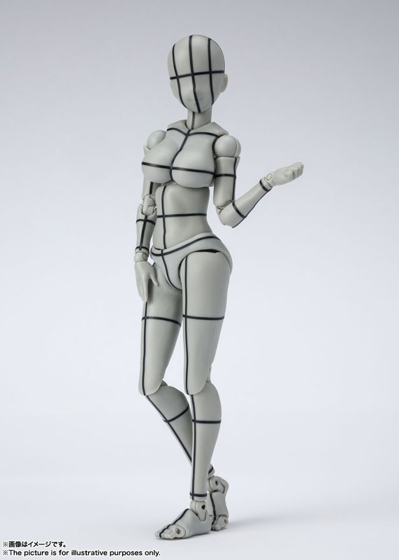 S.H.Figuarts Body-chan -Kentaro Yabuki- Wire frame (Gray Color Ver.)