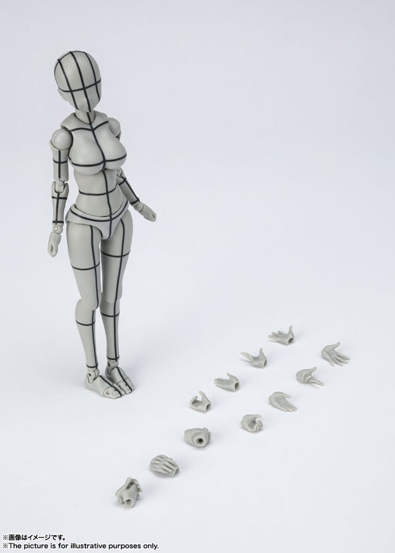 S.H.Figuarts Body-chan -Kentaro Yabuki- Wire frame (Gray Color Ver.)
