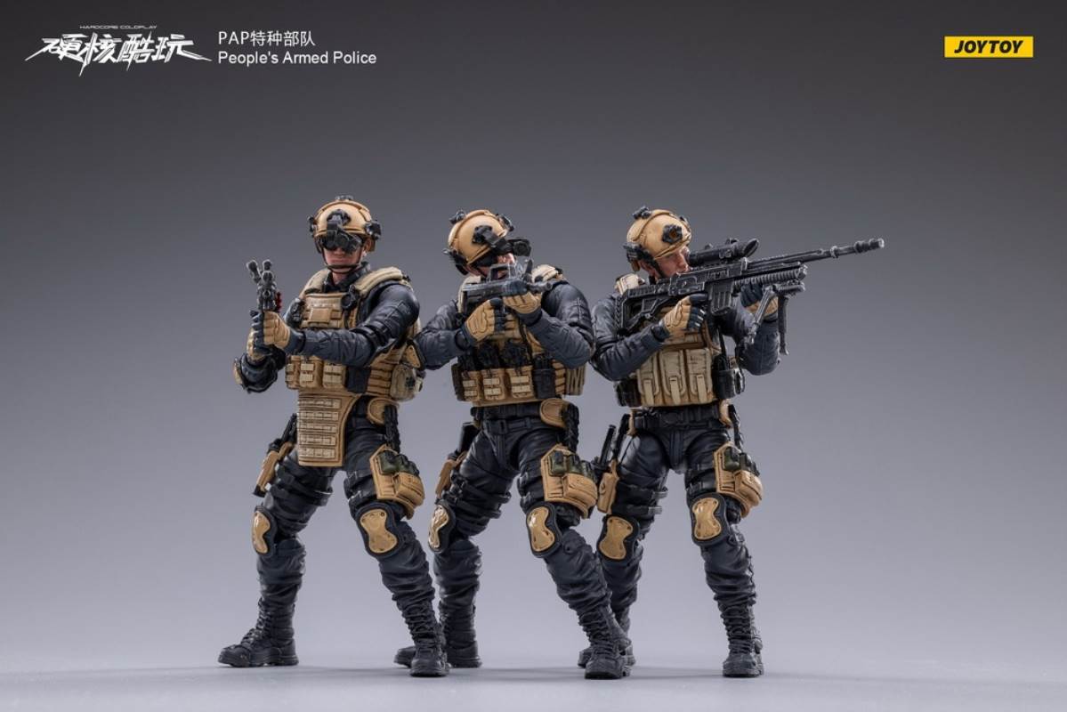PAP Special Forces - Sniper/Fireman/Assaultman 1/18