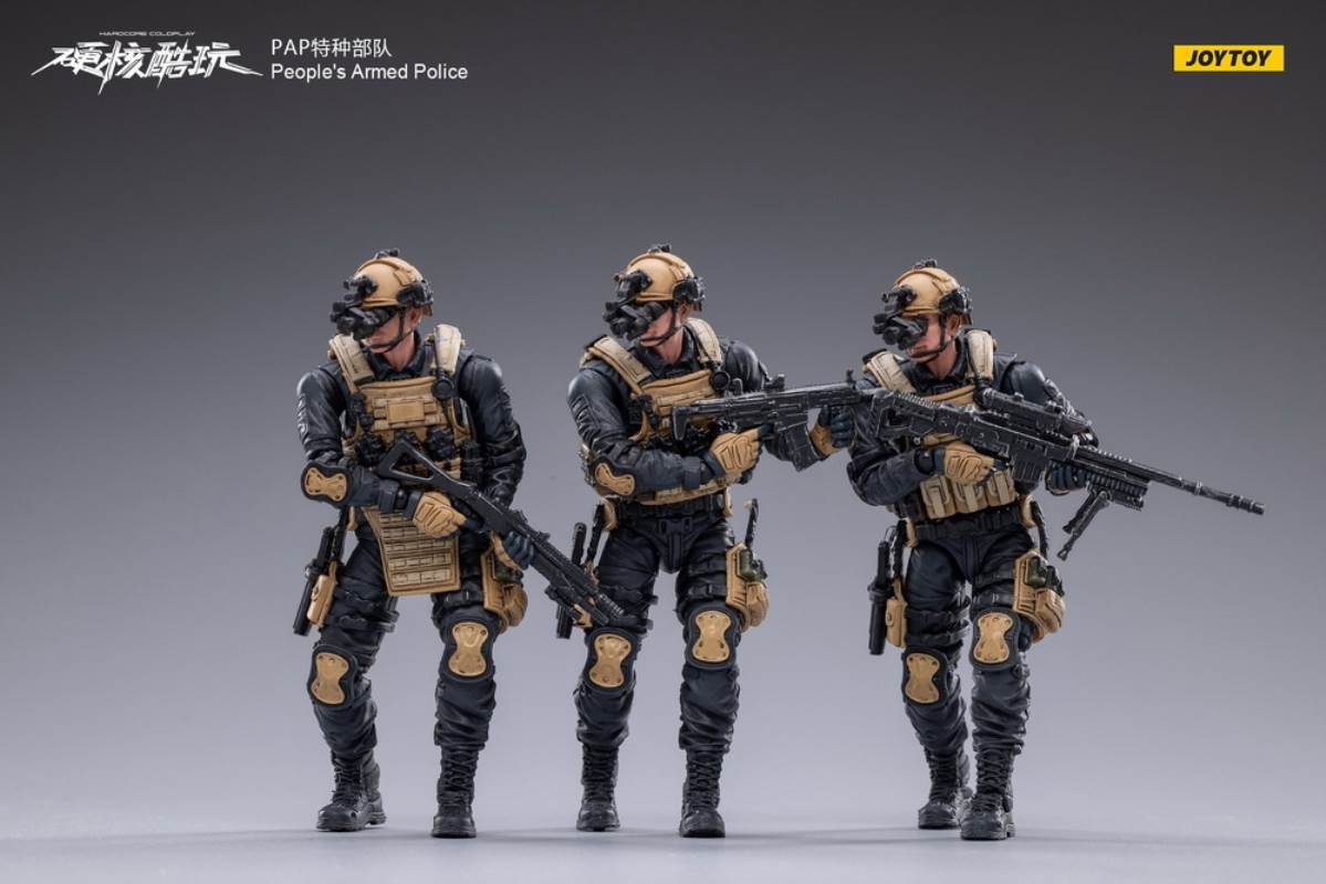 PAP Special Forces - Sniper/Fireman/Assaultman 1/18