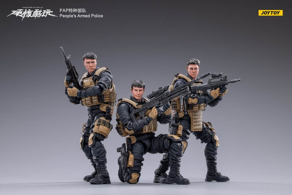 PAP Special Forces - Sniper/Fireman/Assaultman 1/18