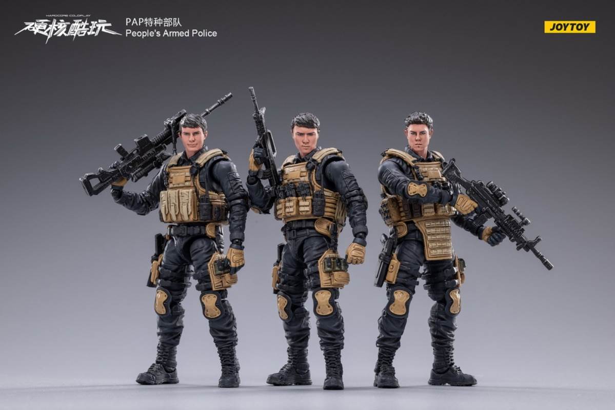 PAP Special Forces - Sniper/Fireman/Assaultman 1/18