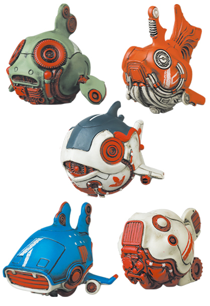 Capsule mecha aquatic creatures
