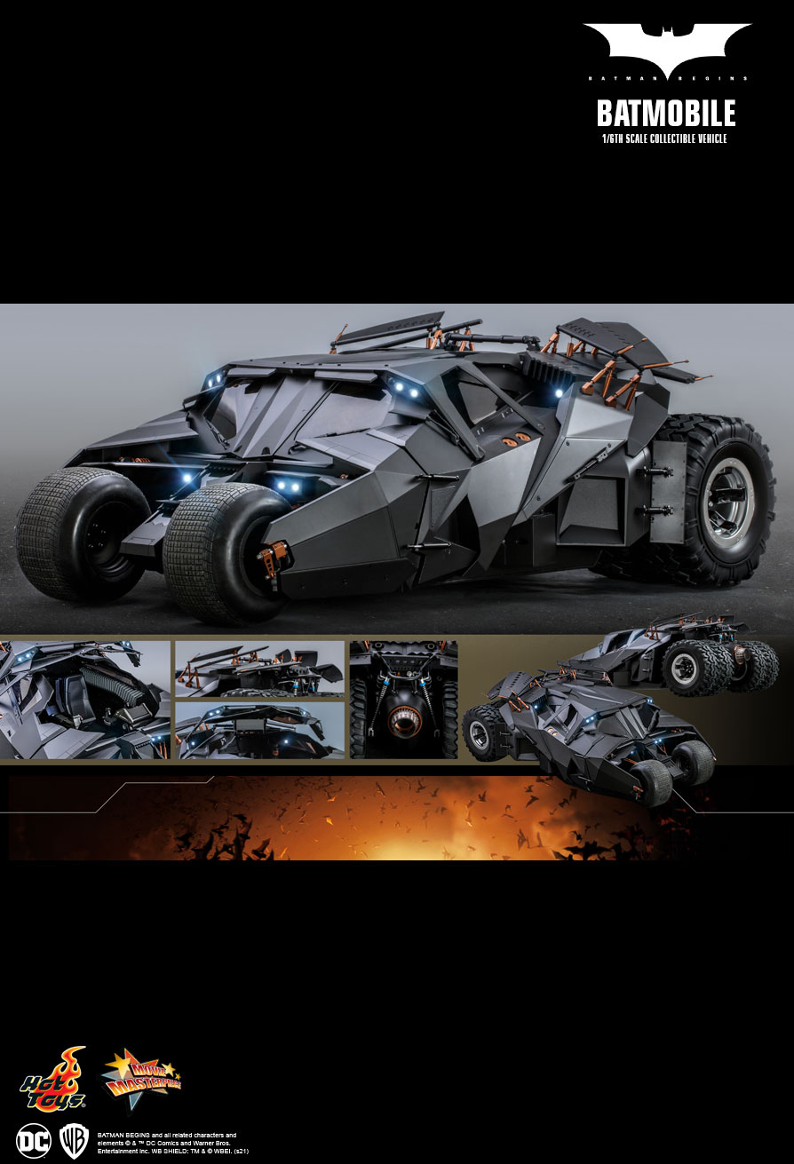 BATMAN BEGINS BATMOBILE 1/6TH SCALE COLLECTIBLE VEHICLE