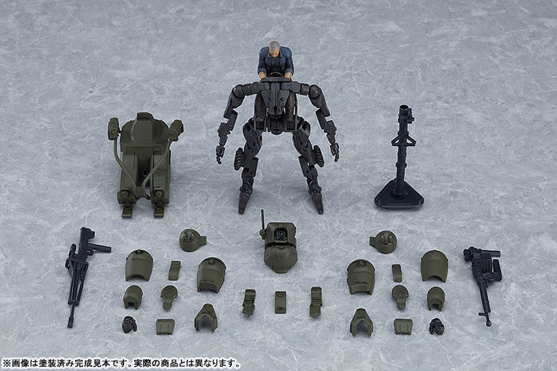 MODEROID 1/35 OBSOLETE Outcast Brigade Exoframe Plastic Model