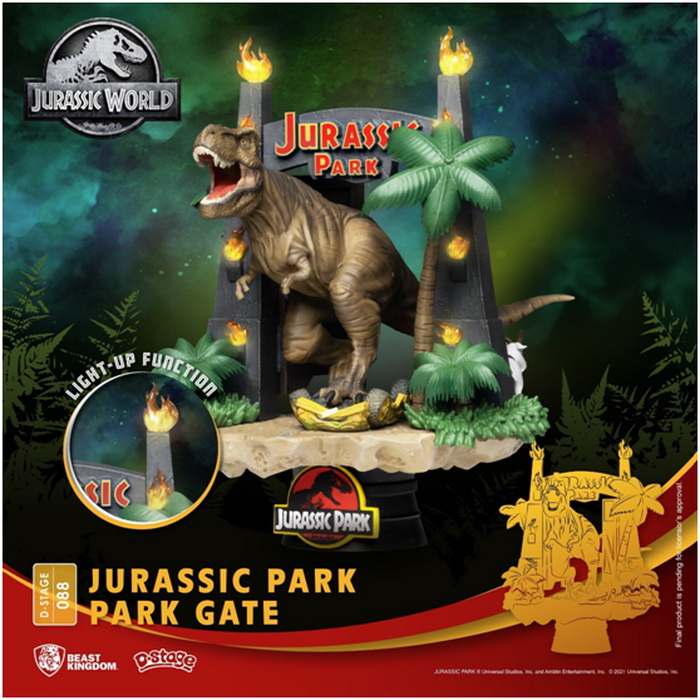 D-Stage088 6-inch Dream-Selection-Jurassic Park Classic Scene
