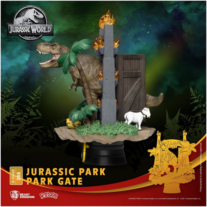 D-Stage088 6-inch Dream-Selection-Jurassic Park Classic Scene