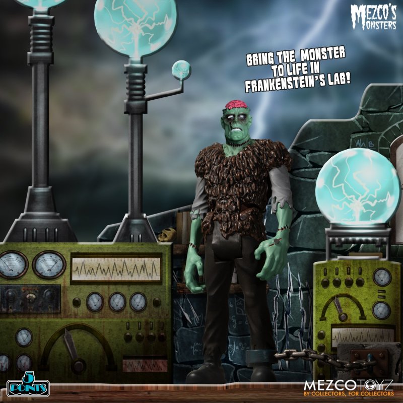 5 POINTS Mezco's Monsters-Tower of Fear Deluxe Boxed Set