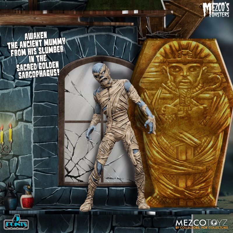 5 POINTS Mezco's Monsters-Tower of Fear Deluxe Boxed Set