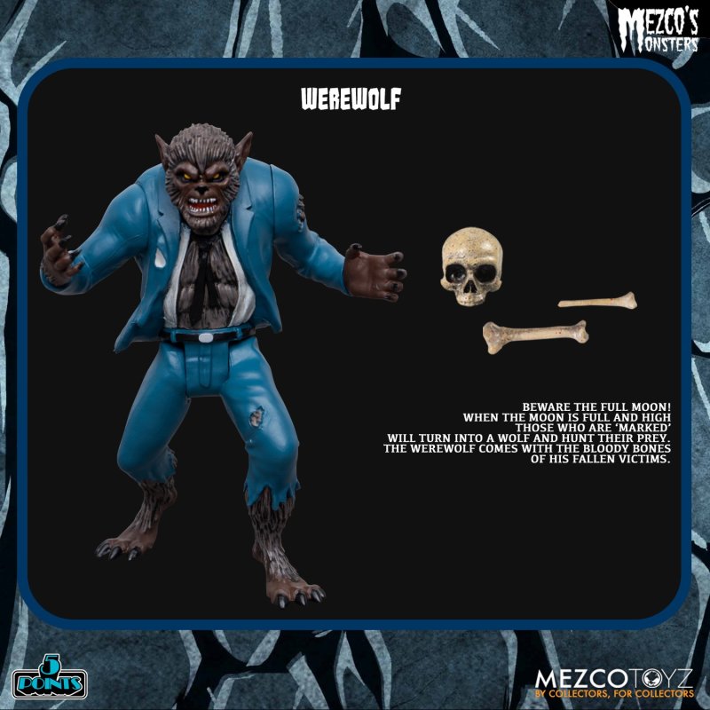 5 POINTS Mezco's Monsters-Tower of Fear Deluxe Boxed Set