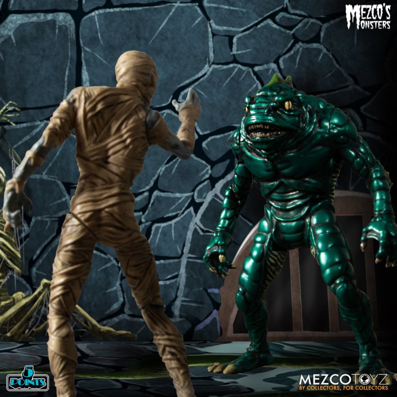 5 POINTS Mezco's Monsters-Tower of Fear Deluxe Boxed Set