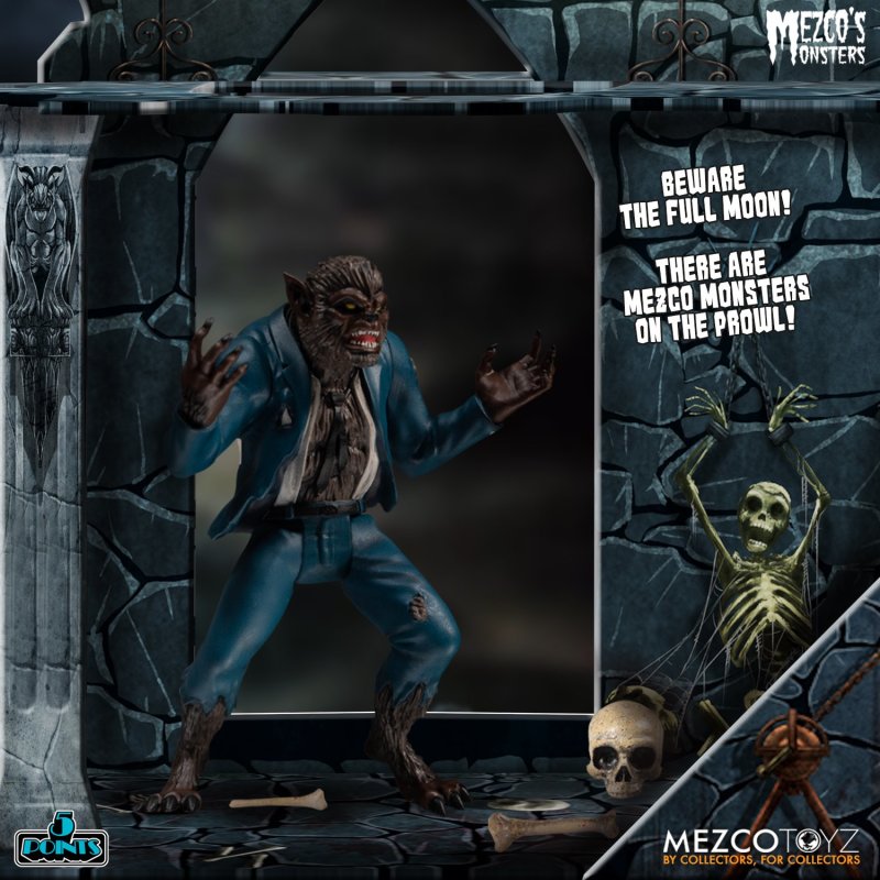 5 POINTS Mezco's Monsters-Tower of Fear Deluxe Boxed Set