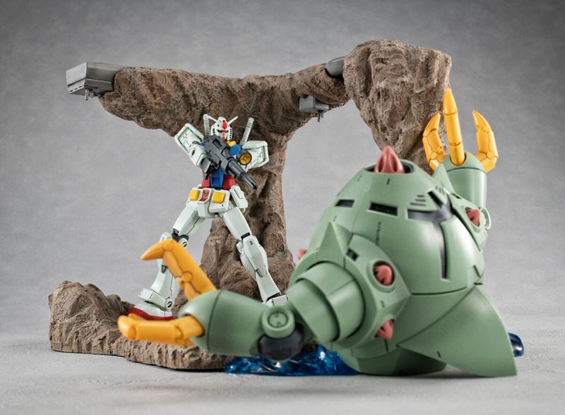 Realistic Model Series (RMS) Mobile Suit Gundam G Structure scenario model HG 1/144