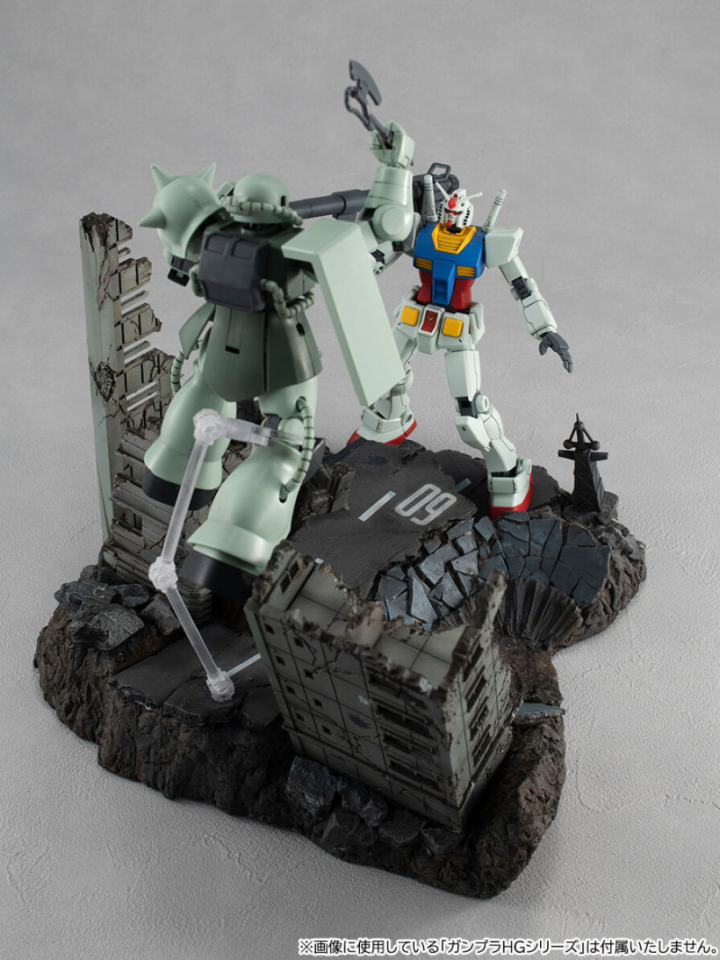 Realistic Model Series (RMS) Mobile Suit Gundam G Structure scenario model HG 1/144