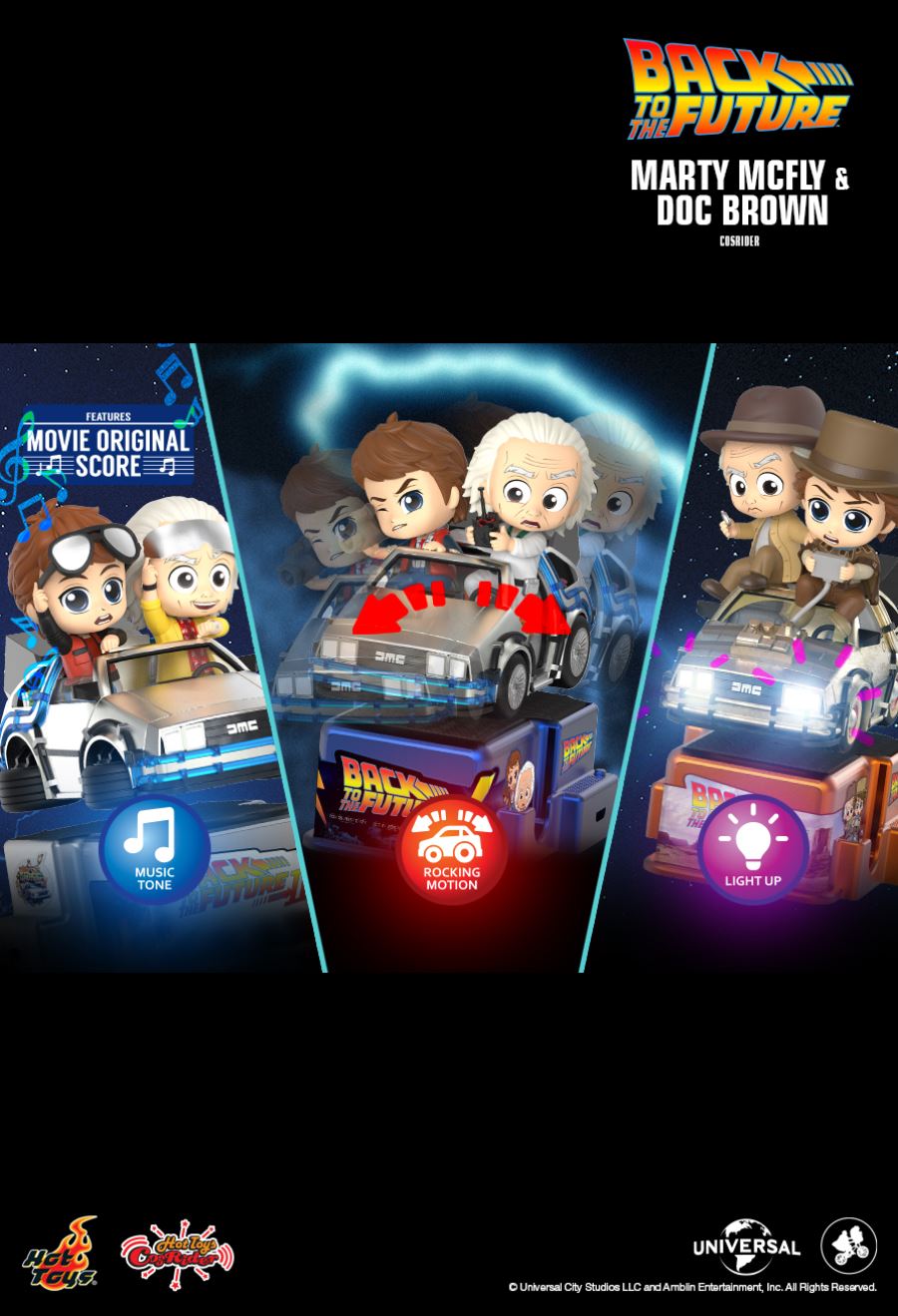 BACK TO THE FUTURE MARTY MCFLY & DOC BROWN