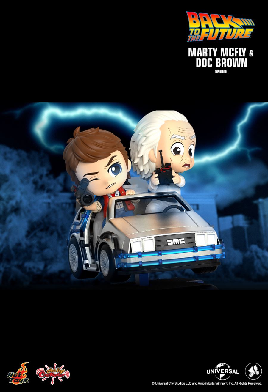 BACK TO THE FUTURE MARTY MCFLY & DOC BROWN