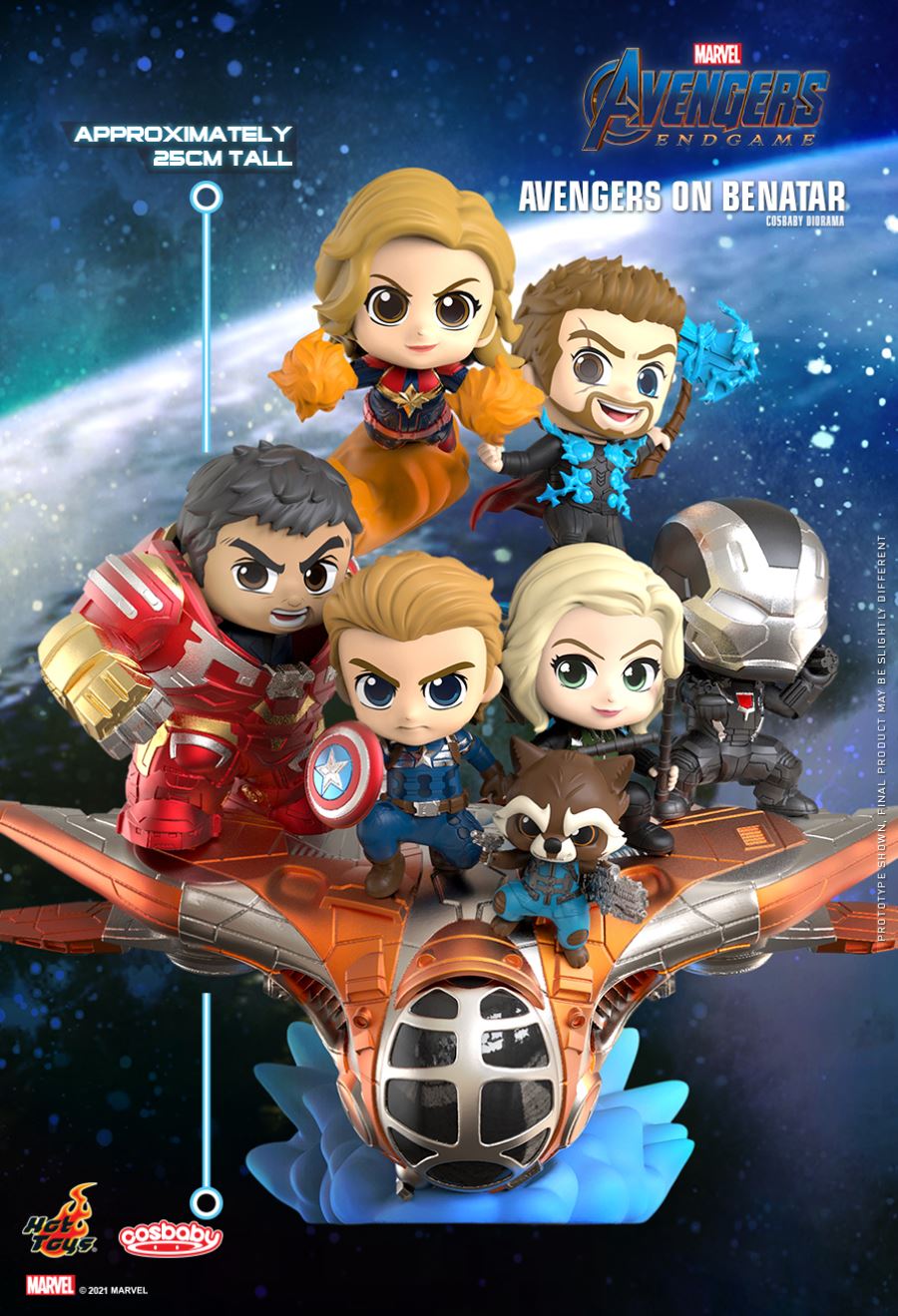 AVENGERS: ENDGAME AVENGERS ON BENATAR COSBABY DIORAMA