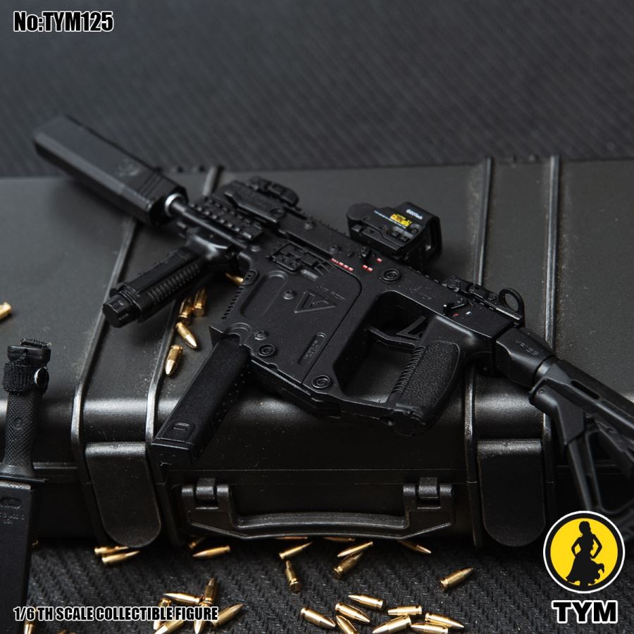 Sniper rifle bullet and pistol bullet pack soldier weapon scene 1/6