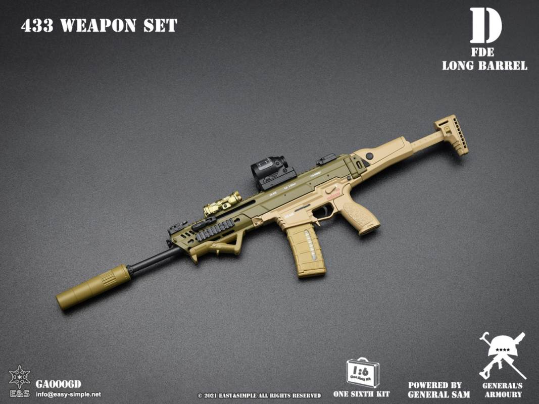 HK433 Weapon Elevator four optional 1/6
