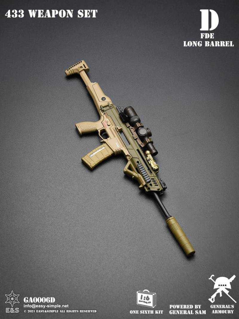 HK433 Weapon Elevator four optional 1/6