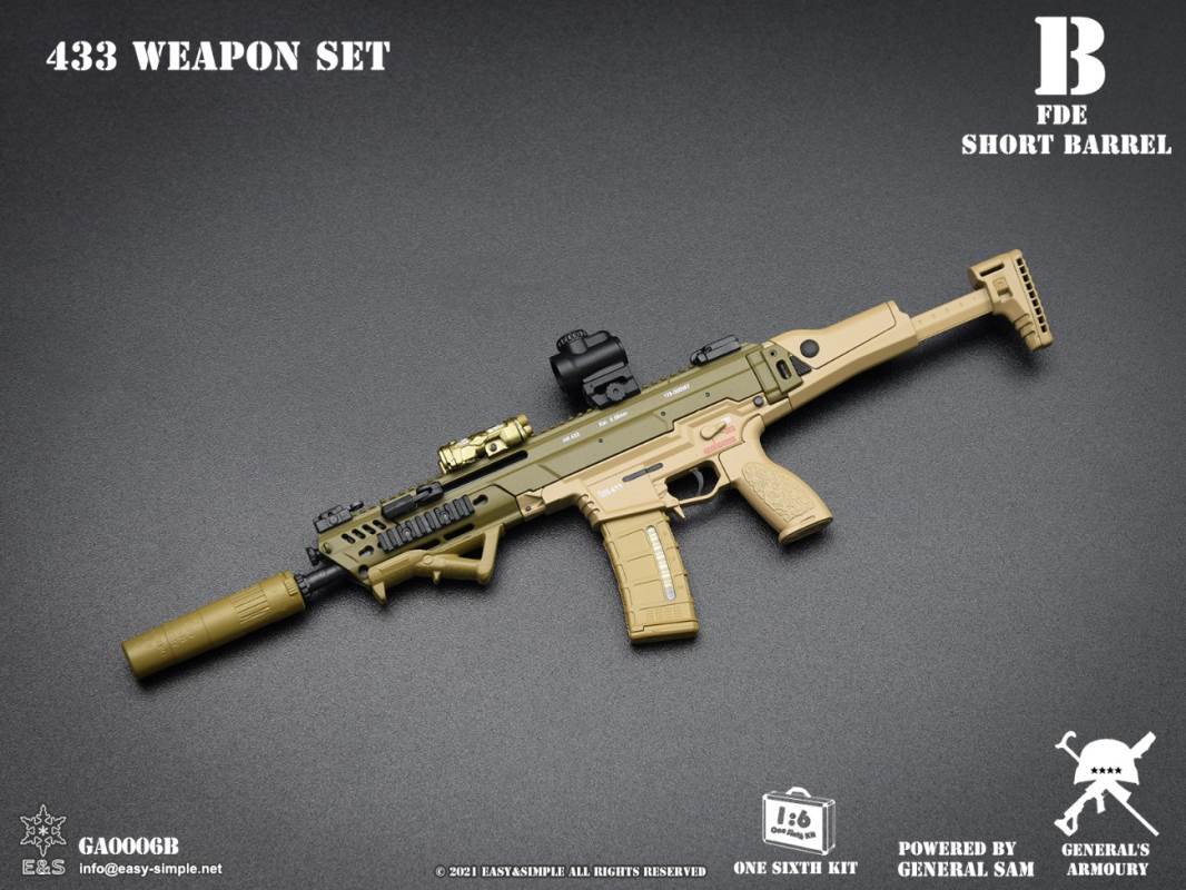 HK433 Weapon Elevator four optional 1/6