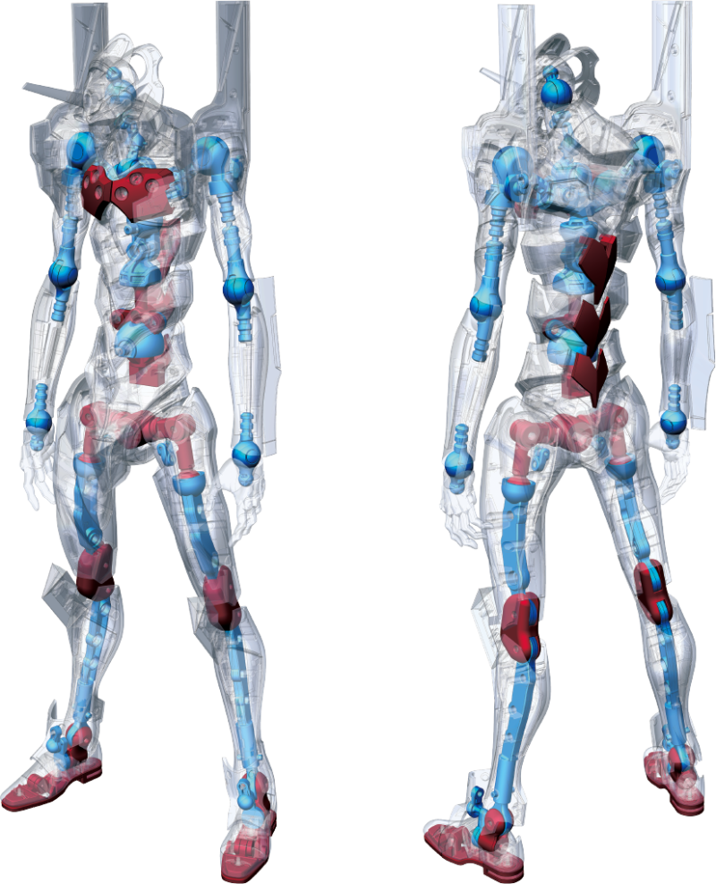 DYNACTION General-purpose humanoid decisive weapon Android Evangelion Unit 1 + Cassius Spear (Renewal Color Edition)