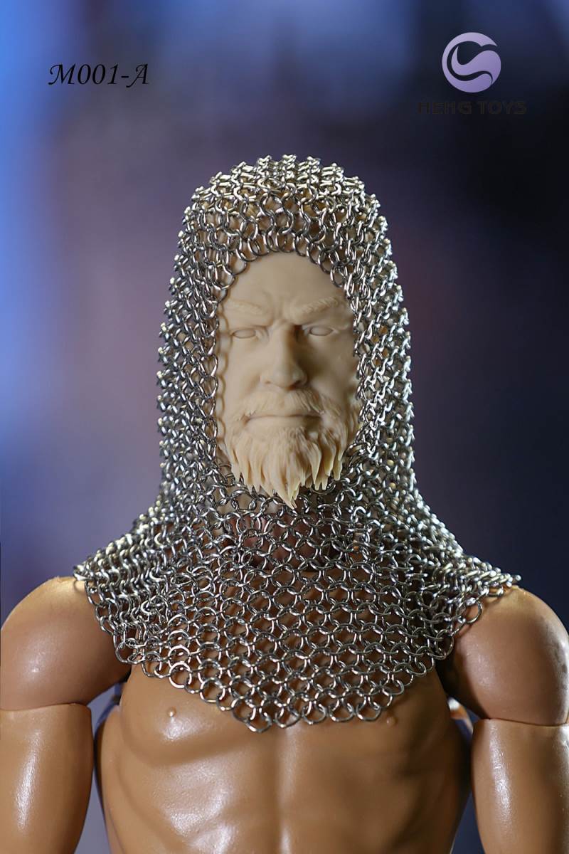 Stainless steel armour parts for men and women 1/6