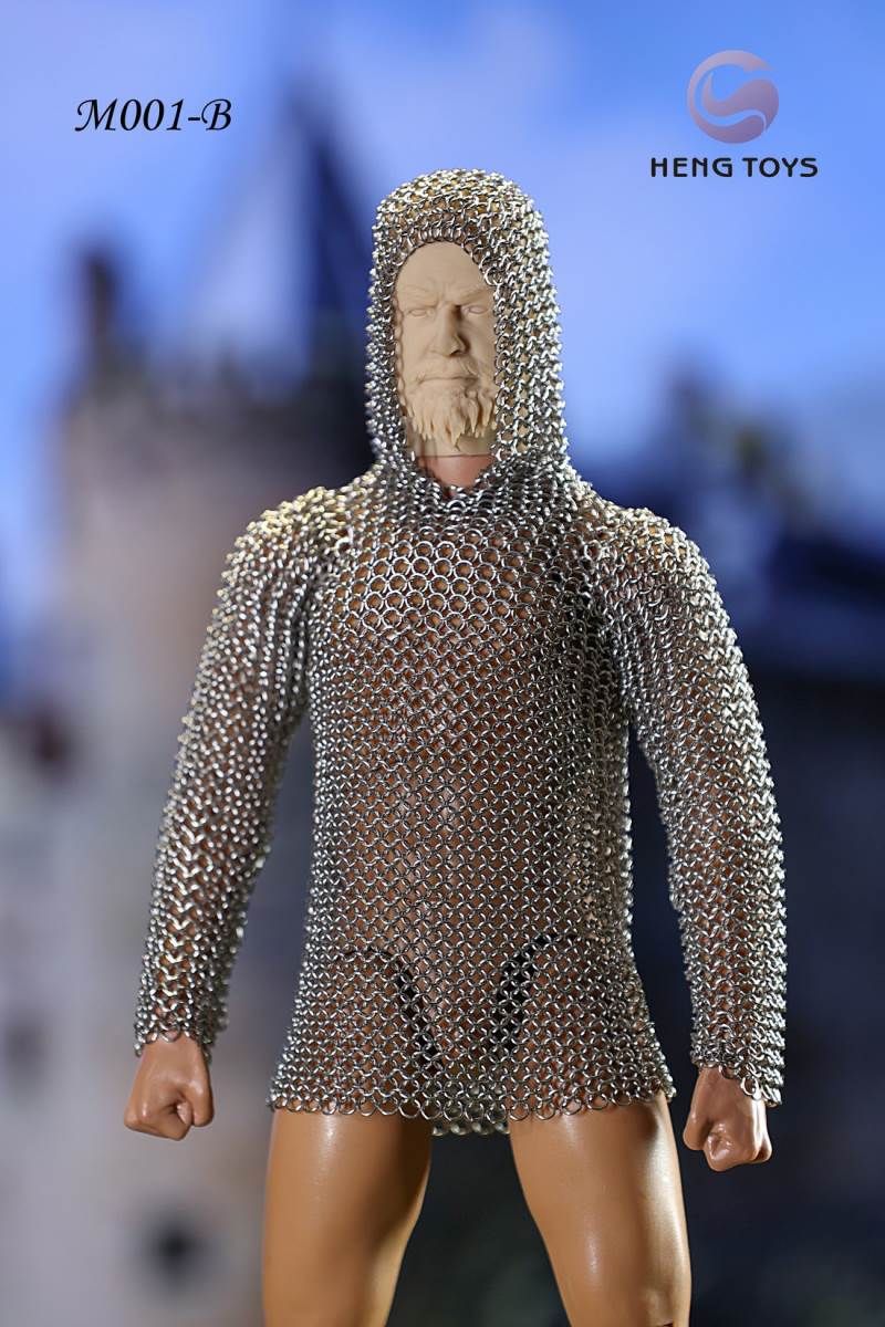 Stainless steel armour parts for men and women 1/6