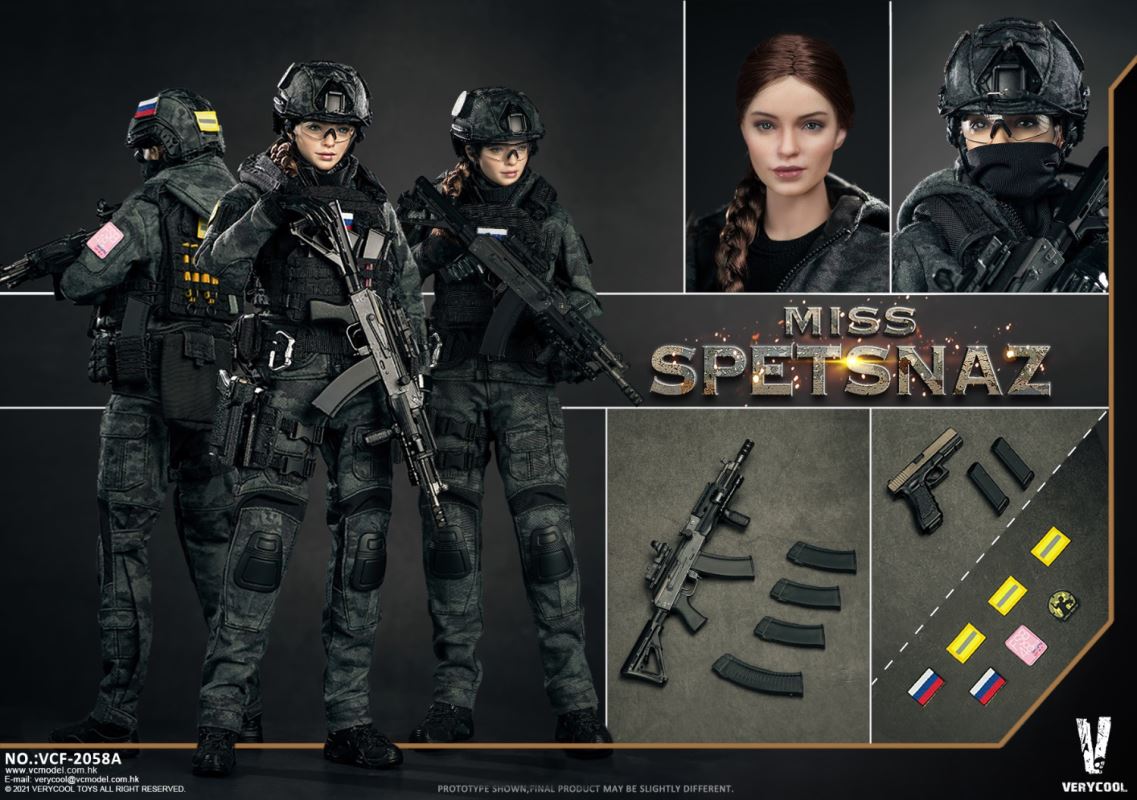 MCB Camouflage - Russian Special Combat Women Soldier Miss Spetsnaz