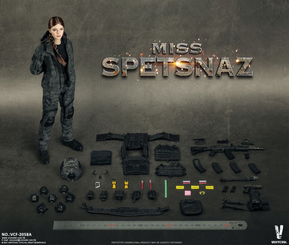 MCB Camouflage - Russian Special Combat Women Soldier Miss Spetsnaz