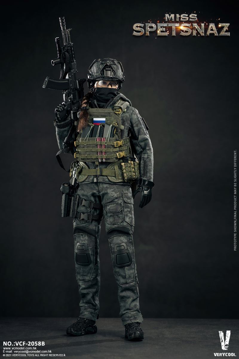 MCB Camouflage - Russian Special Combat Women Soldier Miss Spetsnaz