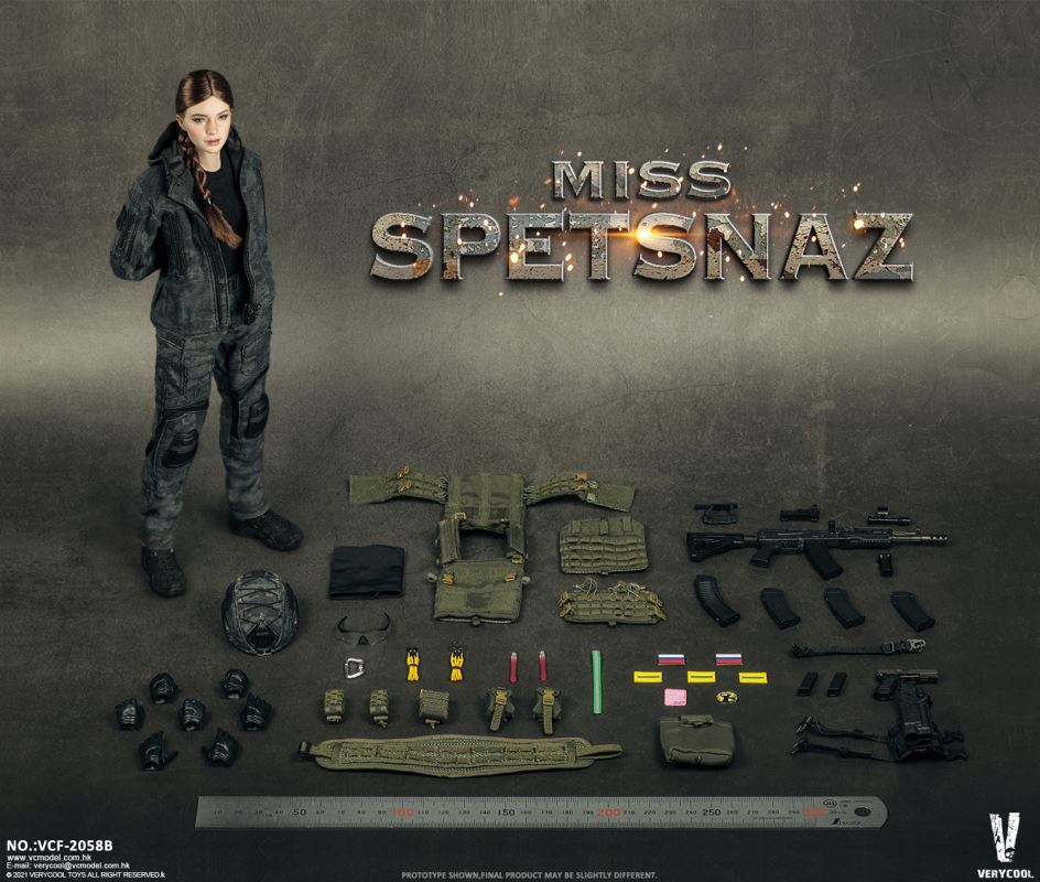 MCB Camouflage - Russian Special Combat Women Soldier Miss Spetsnaz