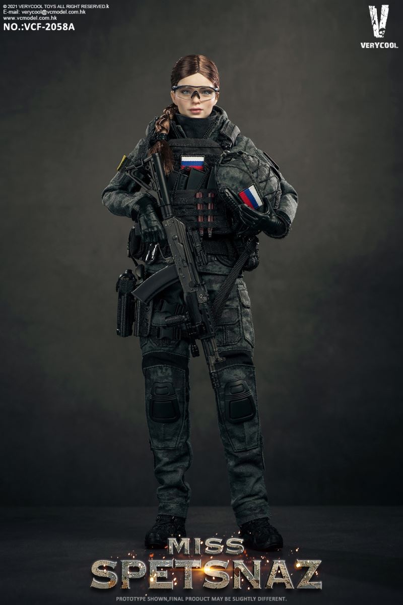 MCB Camouflage - Russian Special Combat Women Soldier Miss Spetsnaz