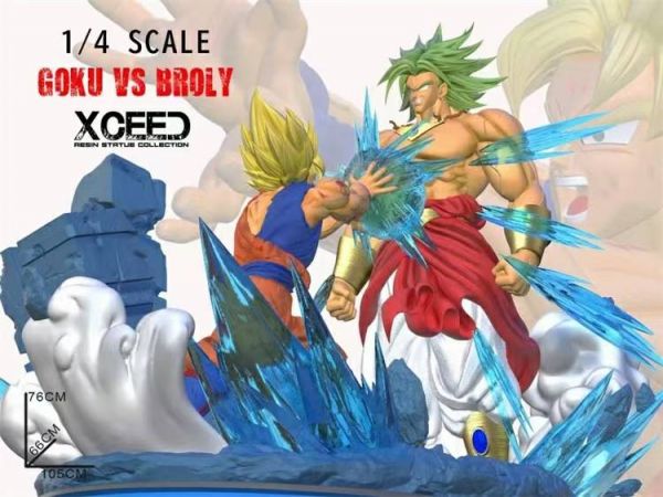 Fighting GK Statue Goku VS Broly - Dragon Ball