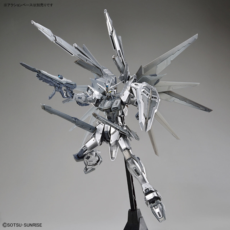 MG 1/100 Gundam Base limited edition Freedom Gundam Ver.2.0 [Silver coating]