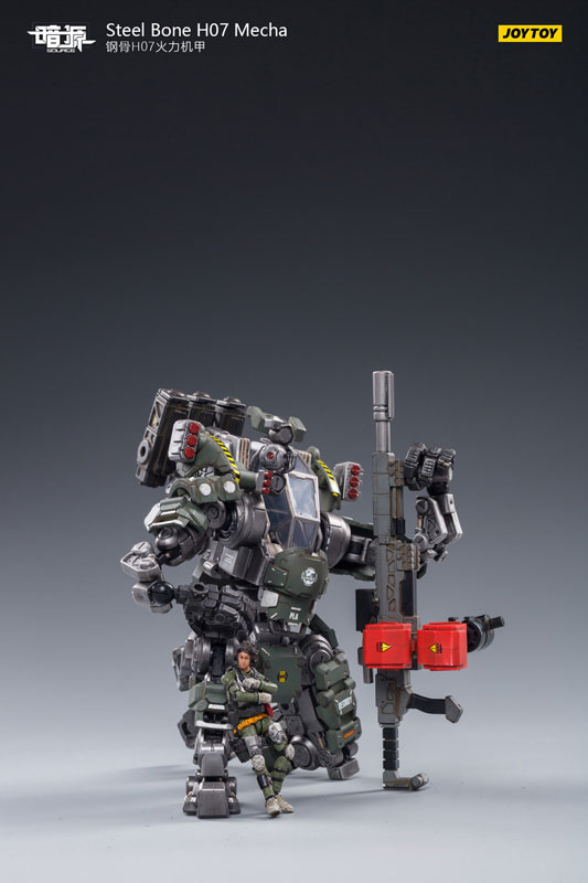 1/25 SOURCE Steel Bone Armor H07 Firepower Mecha Olive Ver
