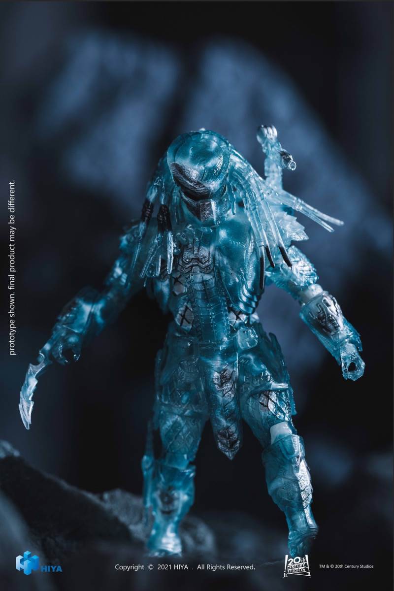 Alien War Predator translucent scar iron blood 1/18