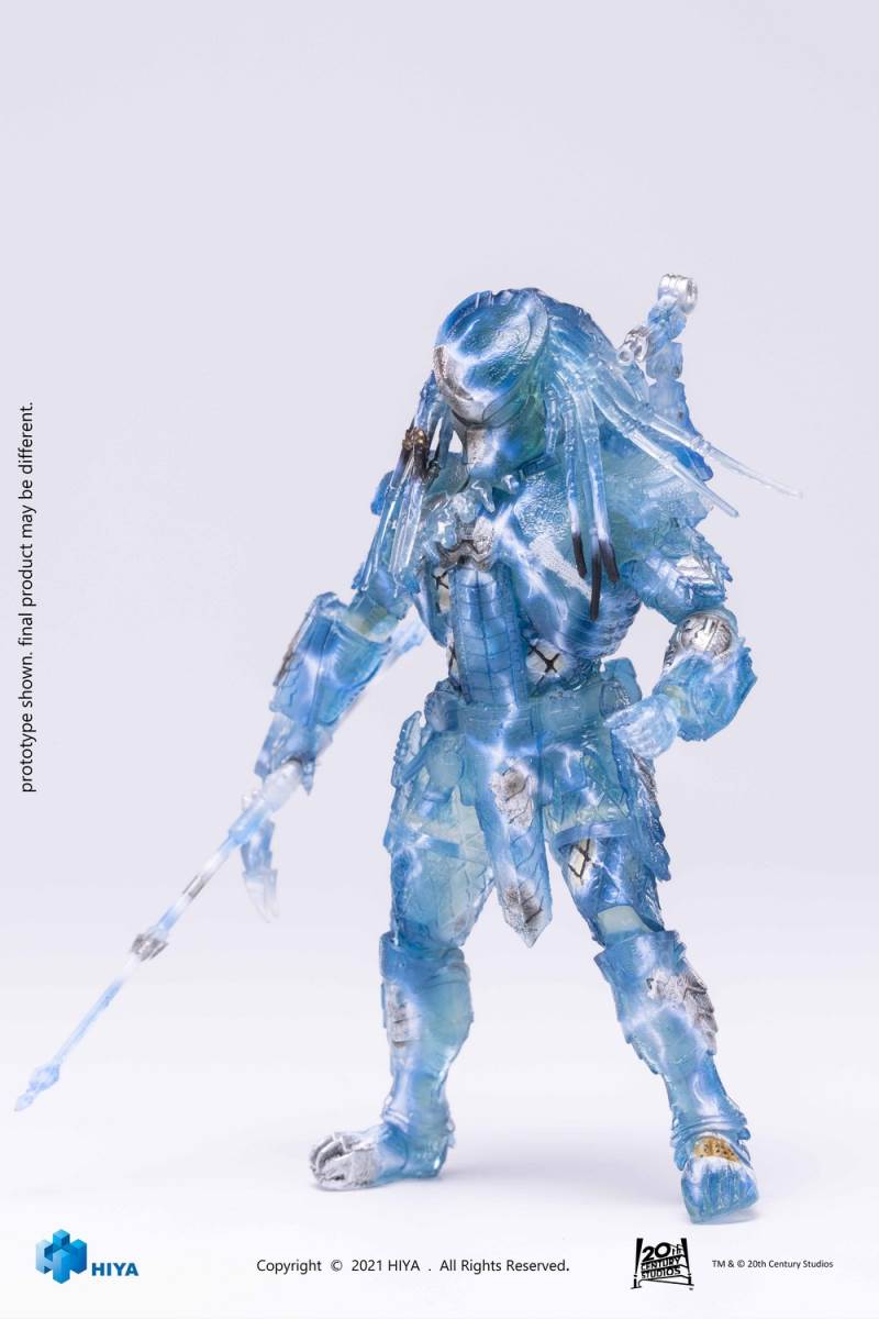 Alien War Predator translucent scar iron blood 1/18