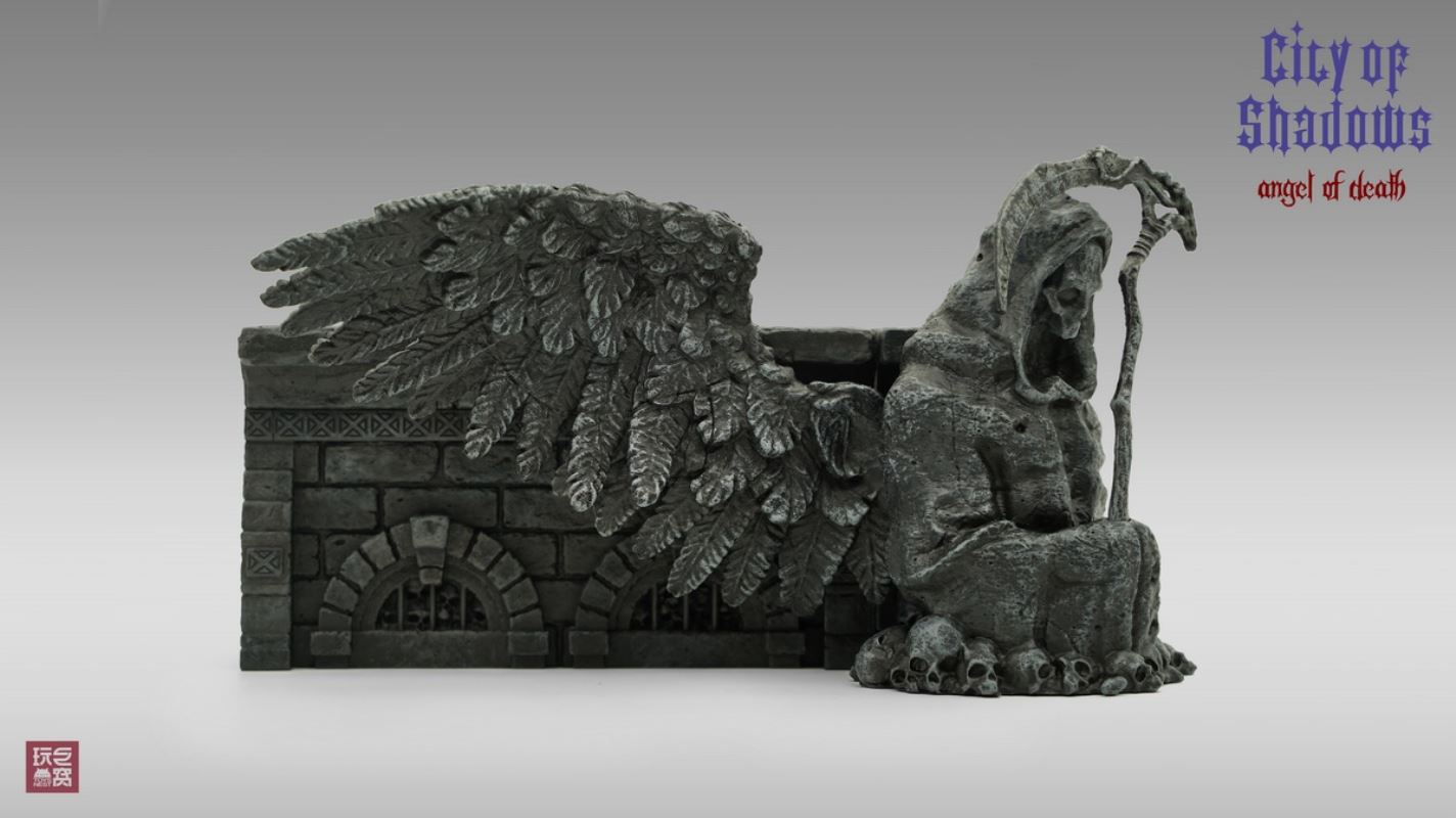 City of Shadows: Knight & Angel of death Diorama