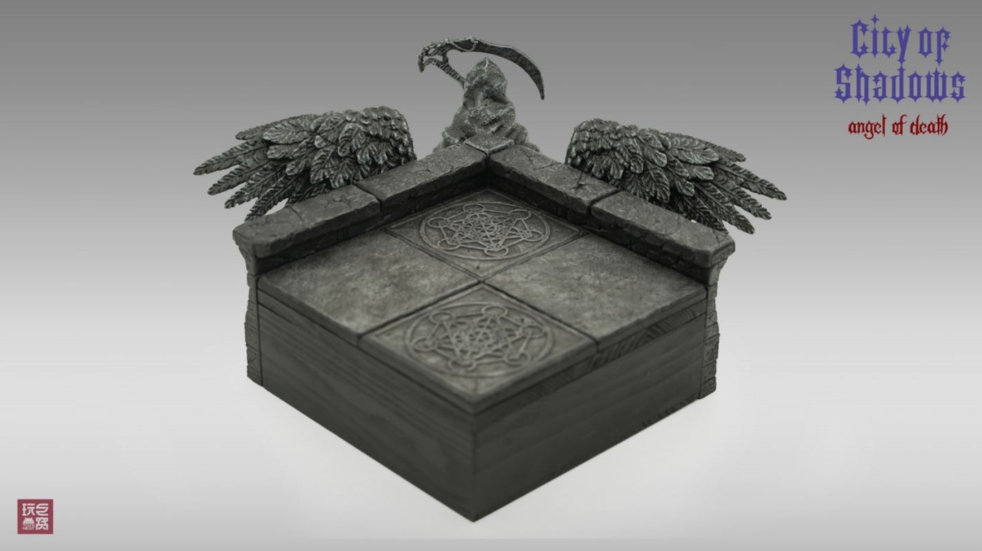 City of Shadows: Knight & Angel of death Diorama