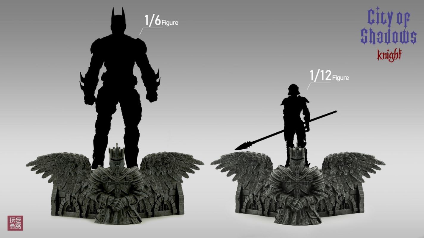 City of Shadows: Knight & Angel of death Diorama