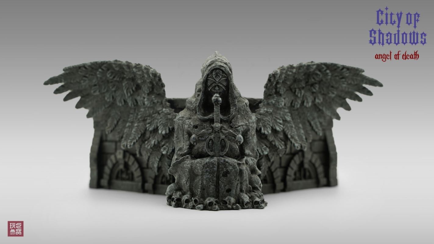 City of Shadows: Knight & Angel of death Diorama