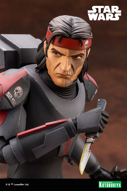 ARTFX Star Wars Bad Batch Hunter THE BAD BATCH 1/7