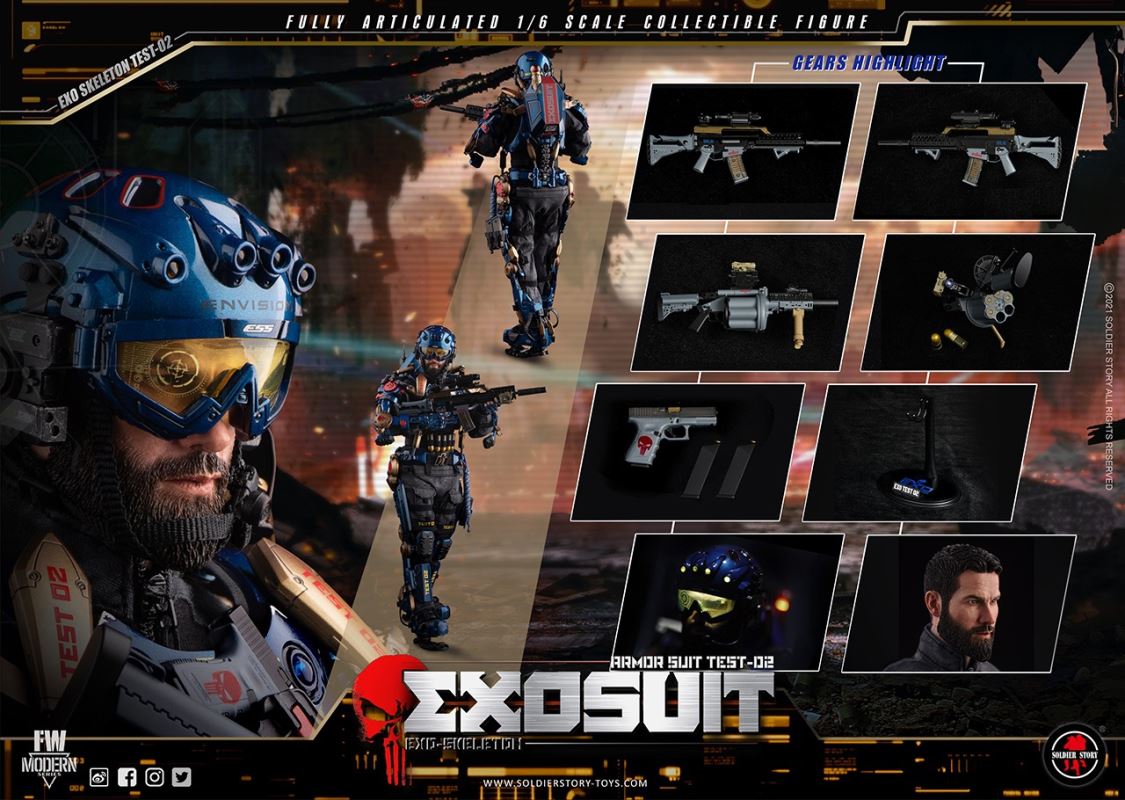 Armored Suit Test-02 Exo-Skeleton