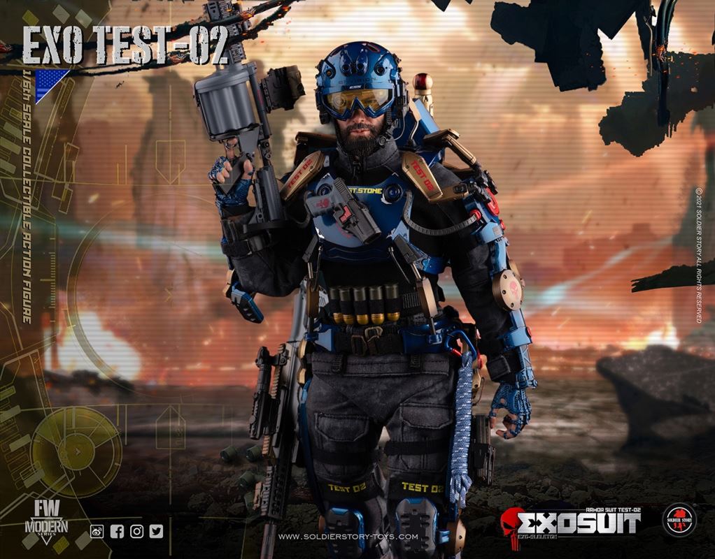 Armored Suit Test-02 Exo-Skeleton