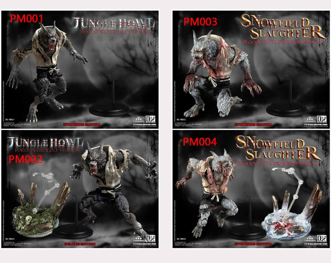 Palmtop Monsters Werewolf PM001,PM002,PM003,PM004 1/12